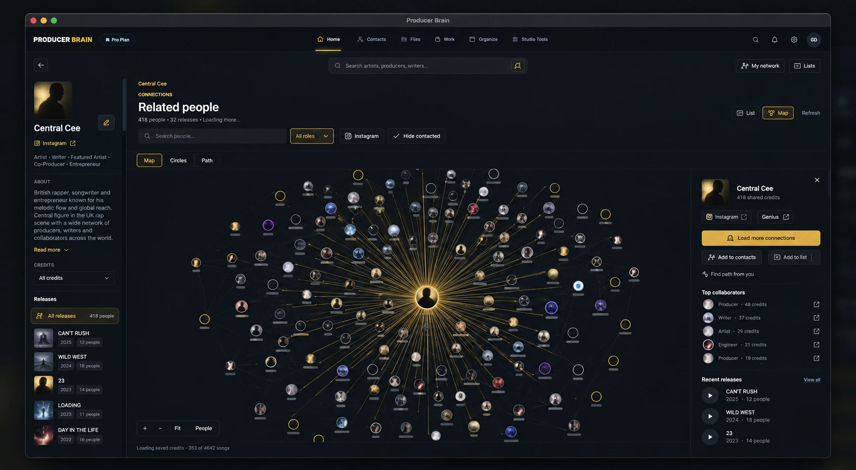 Explore the artist’s circle.